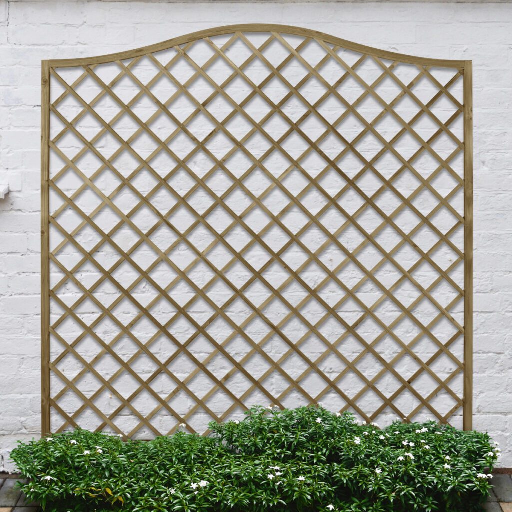 Forest Garden 1.8m x 1.8m Pressure Treated Decorative Europa Hamburg Garden Screen – Pack of 3 5013053179796 2